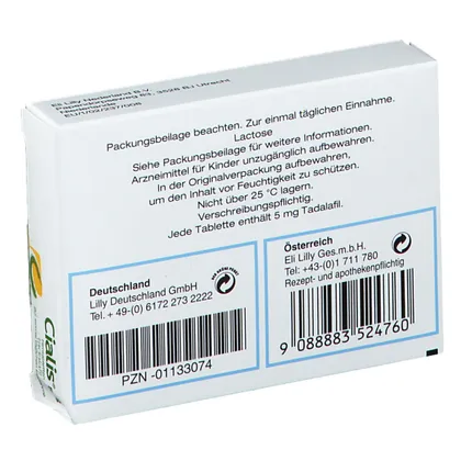 Tadalafil 5 mg kaufen österreich